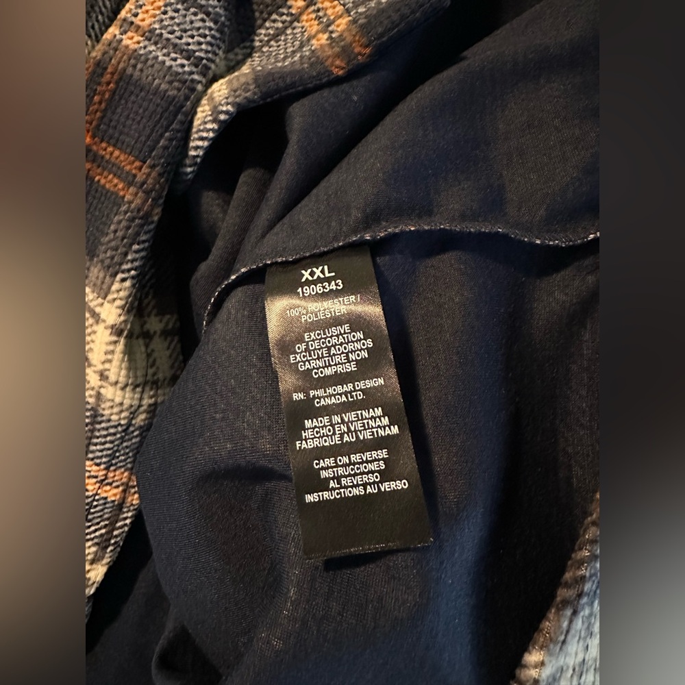 NWT BC Clothing Men's Textured Flannel Button Cuffs Branded Buttons Heavyweight - Picture 14 of 14